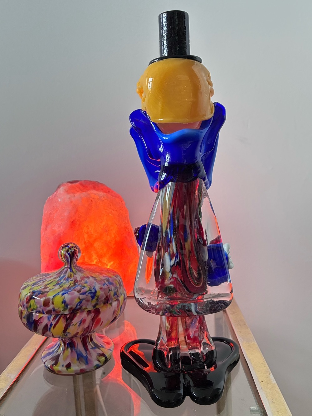 MCM Murano 12.25” Tall Italian Art Glass Clown Figurine - Picture 4 of 8